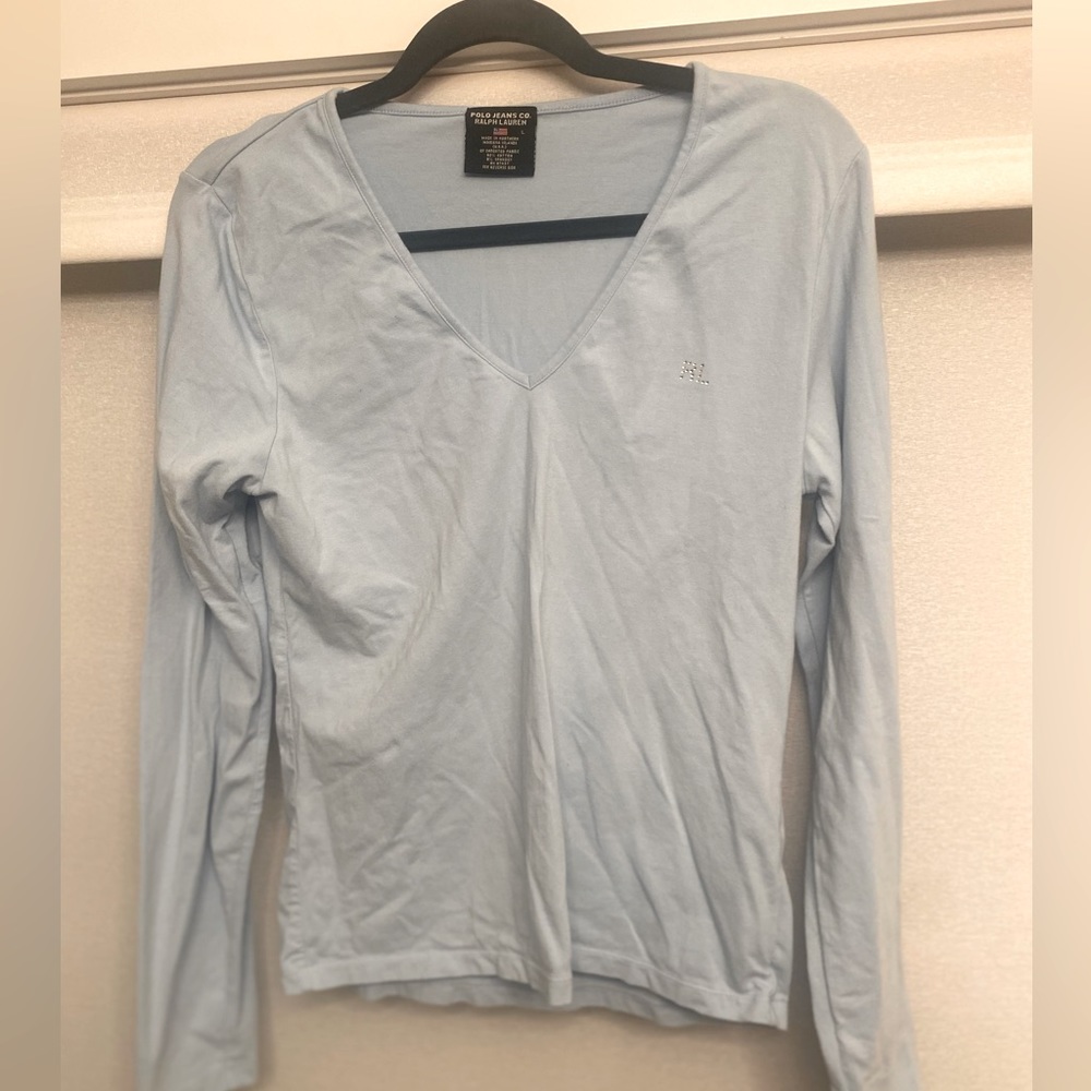 Ralph Lauren light blue top